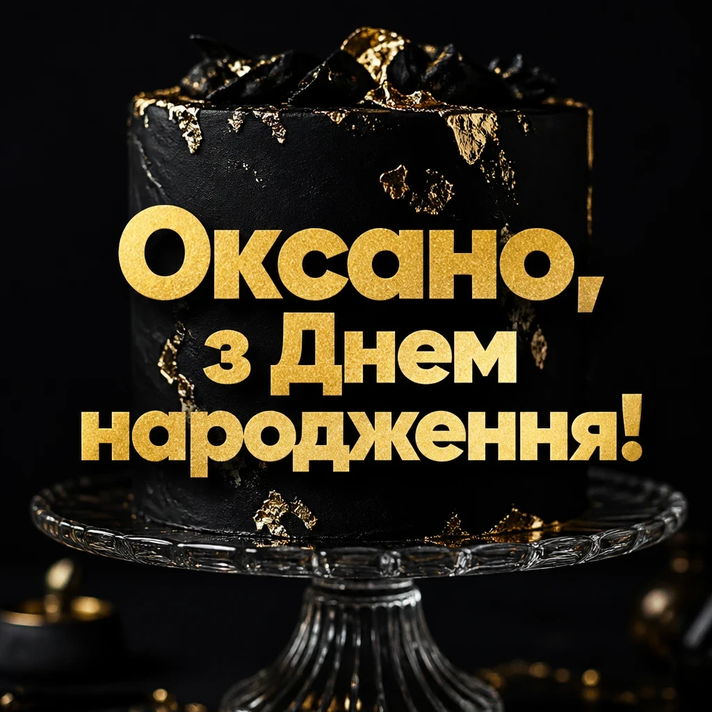 з днем народження оксана