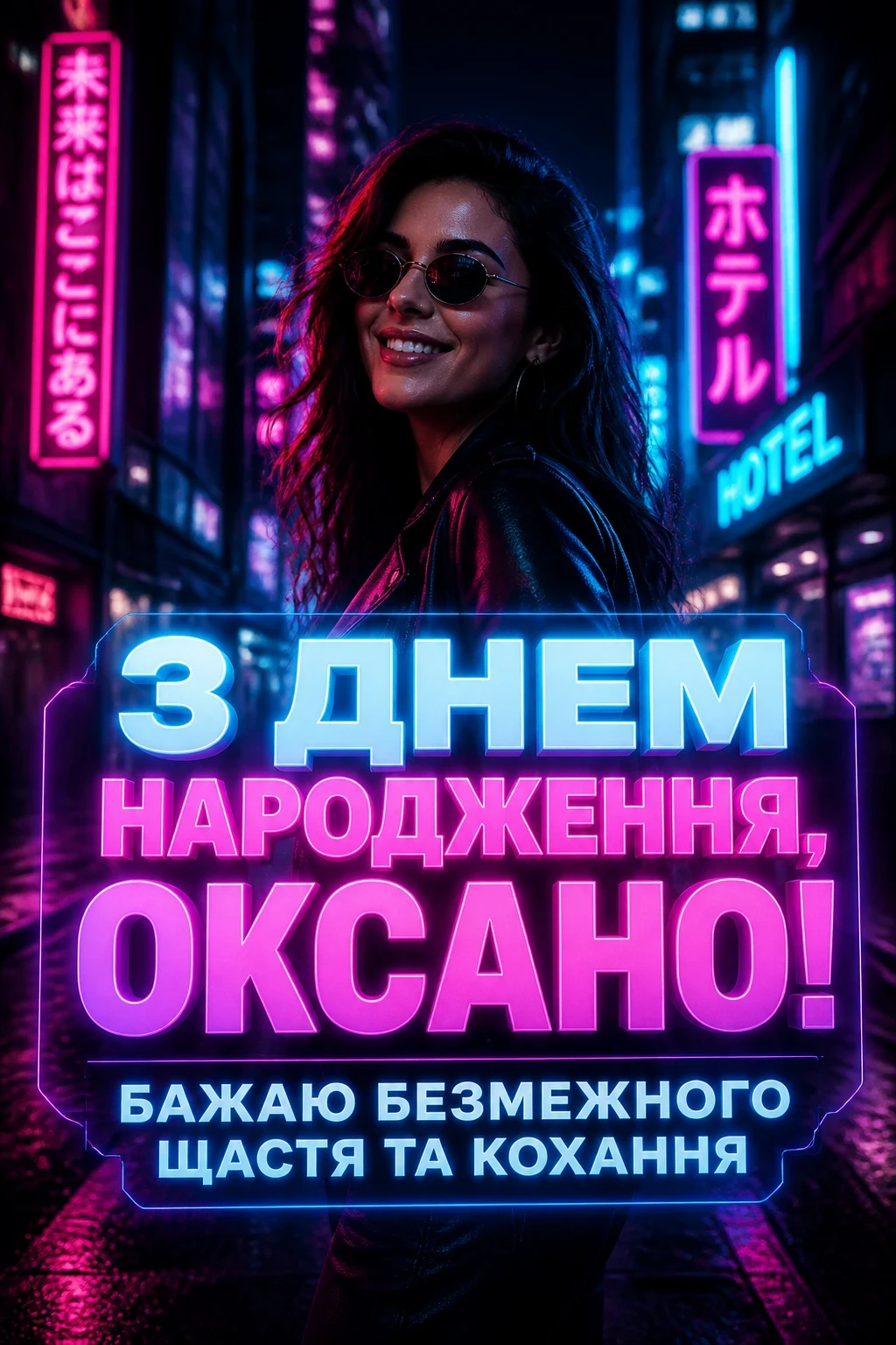 з днем народження оксана