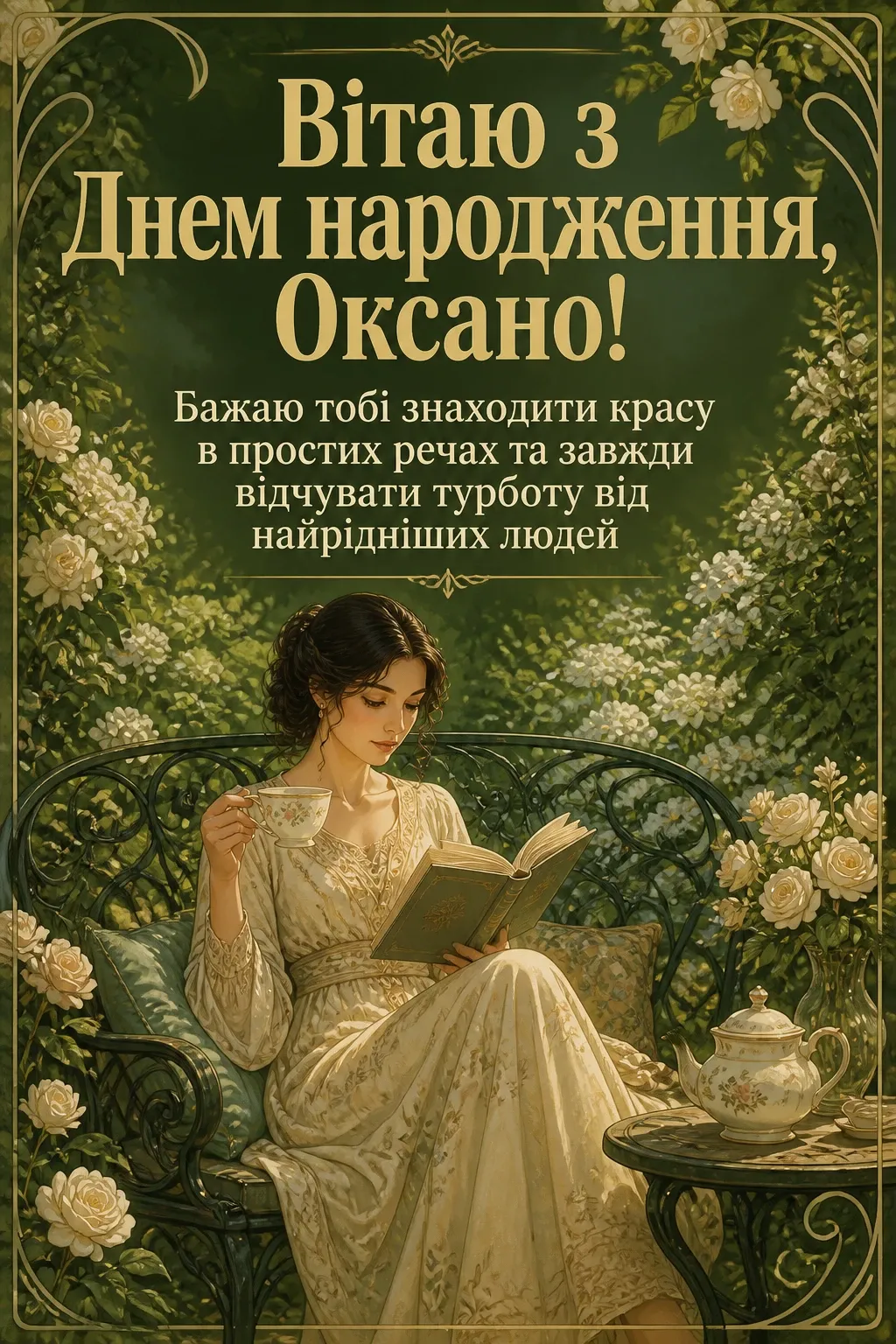 з днем народження оксана