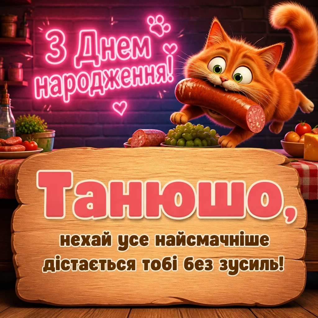 танюша з днем народження