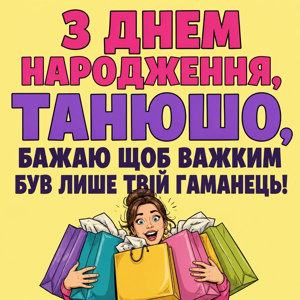 танюша з днем народження