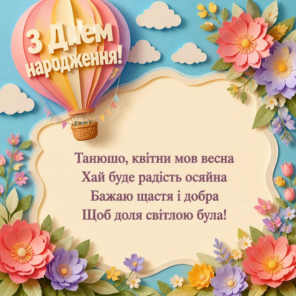 танюша з днем народження