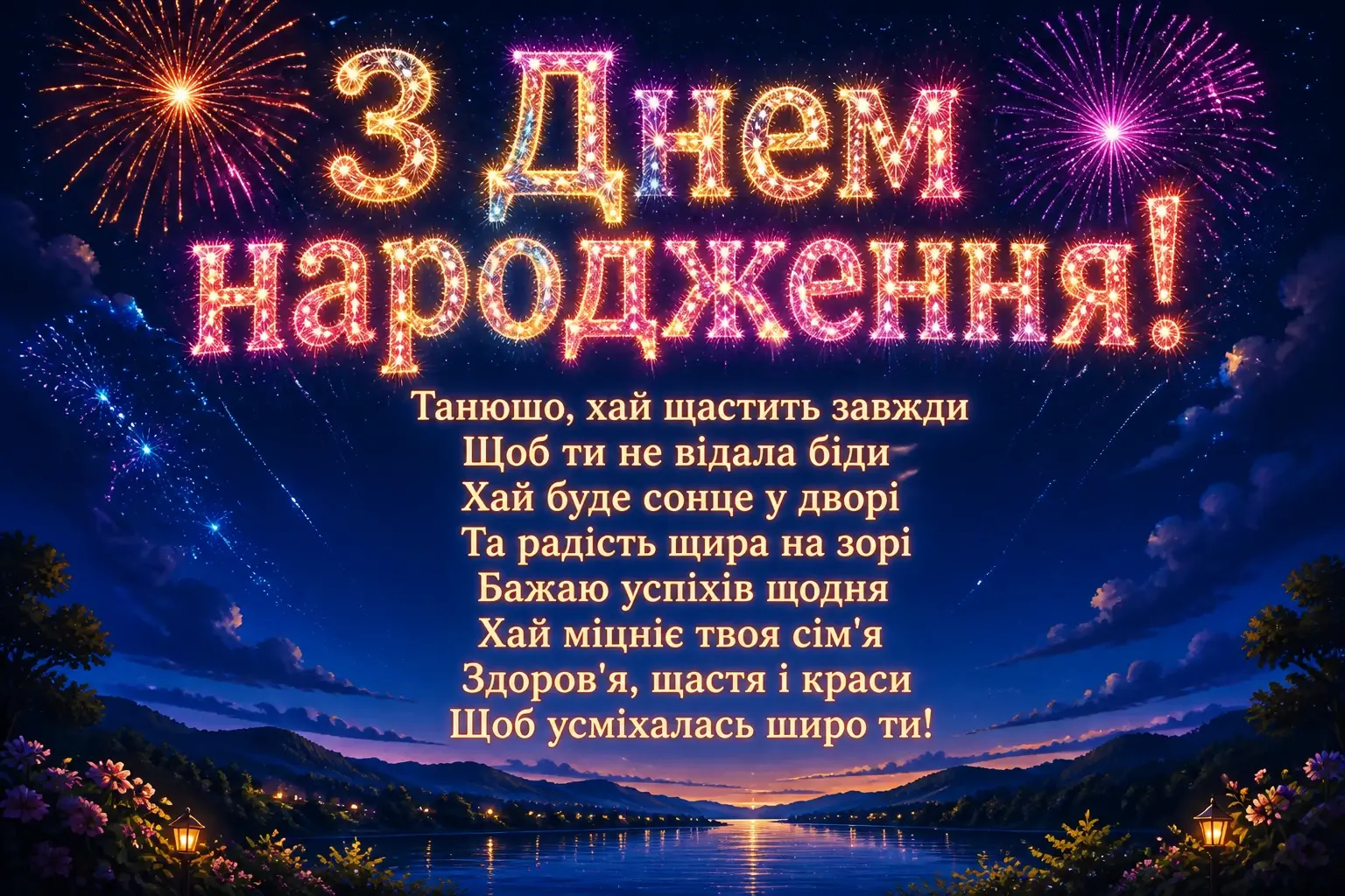 танюша з днем народження