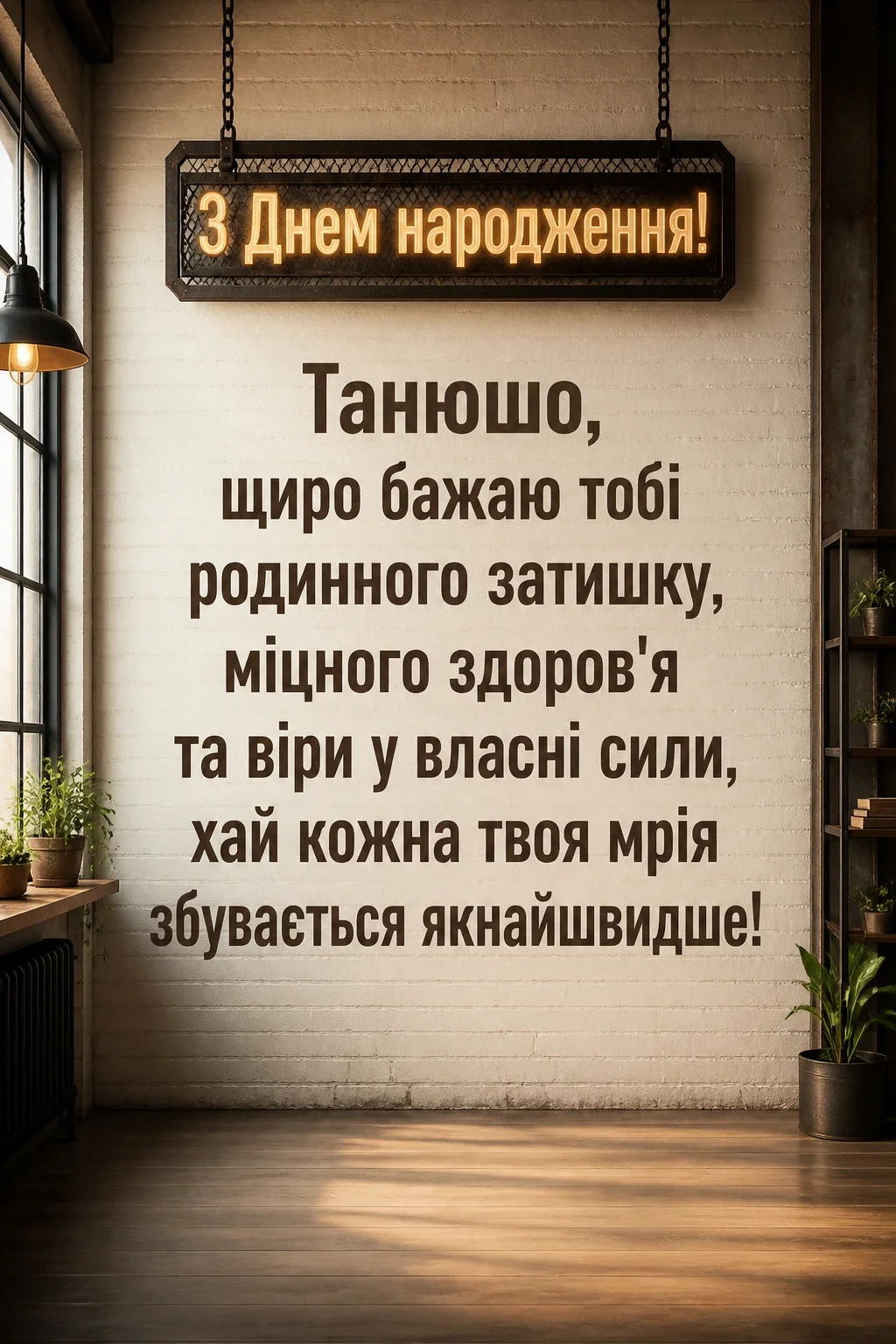 танюша з днем народження