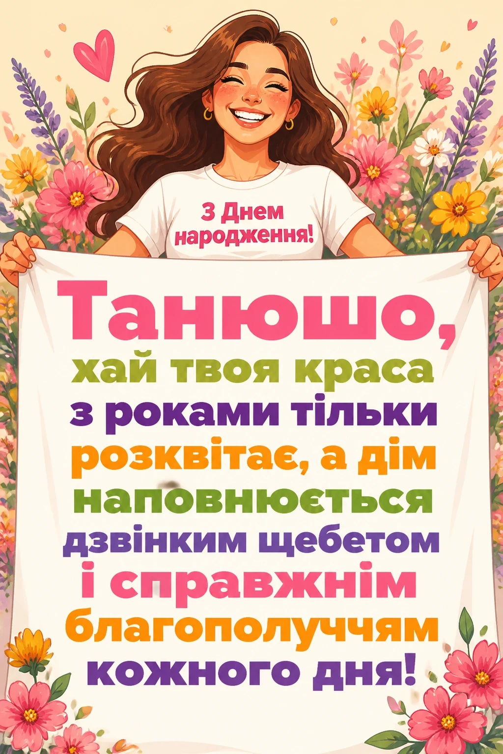 танюша з днем народження