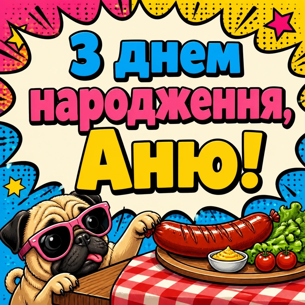 з днем народження аня