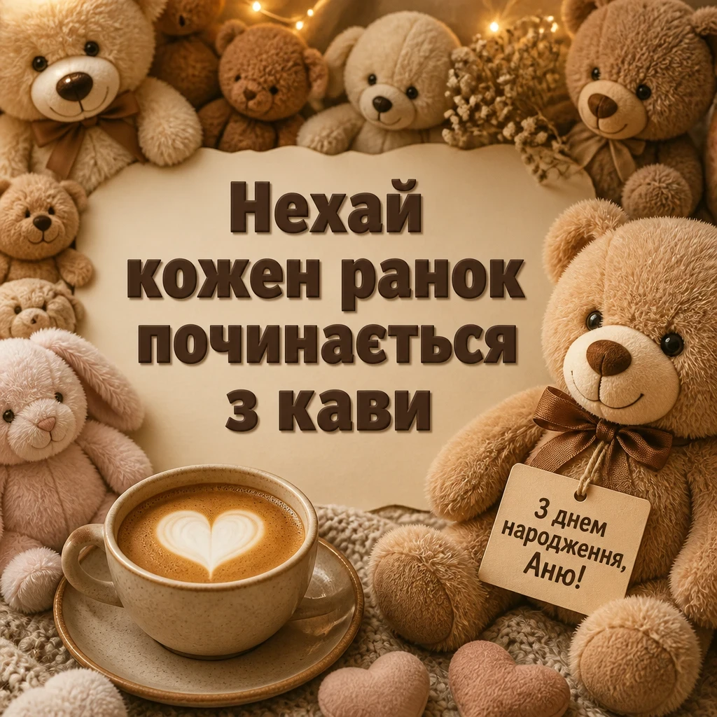 з днем народження аня