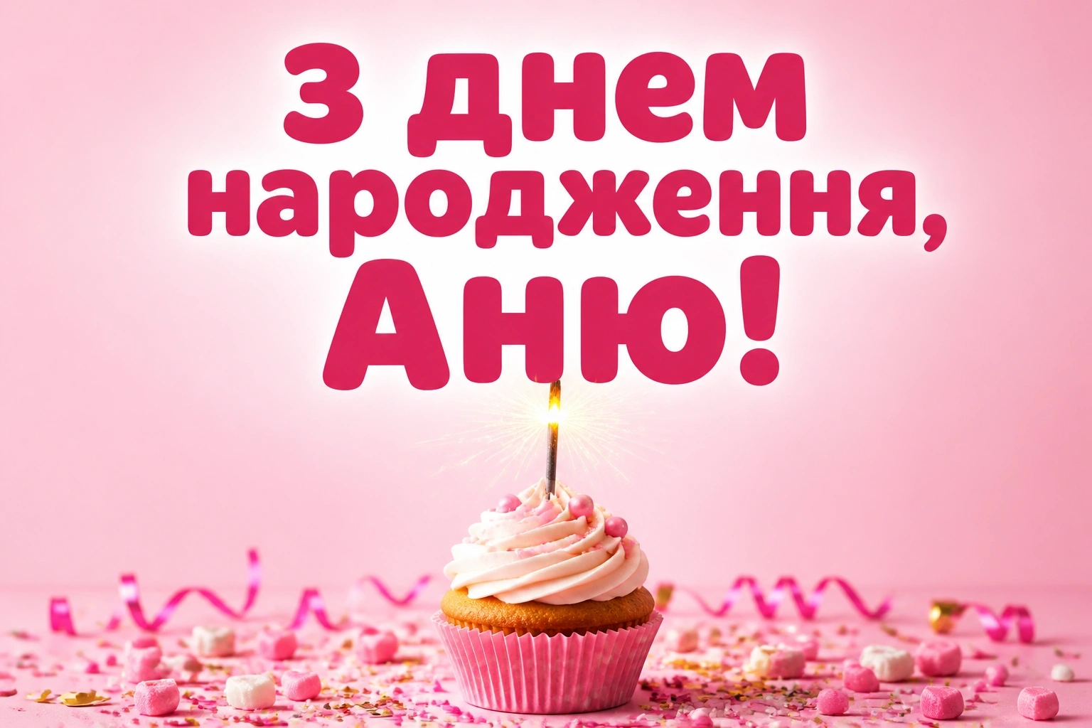 з днем народження аня