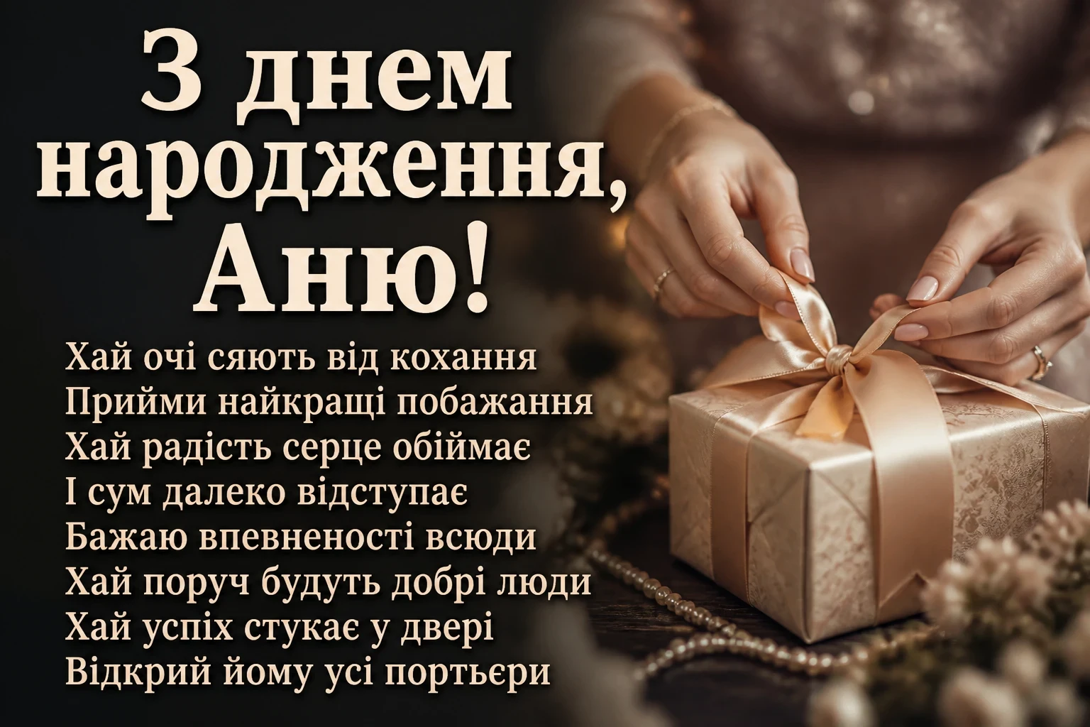 з днем народження аня