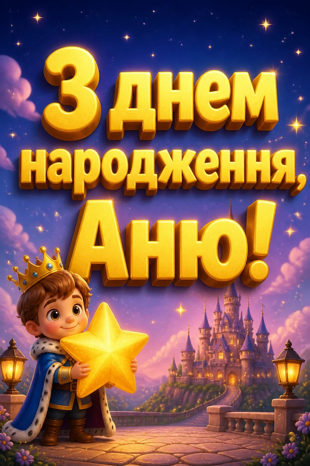 з днем народження аня