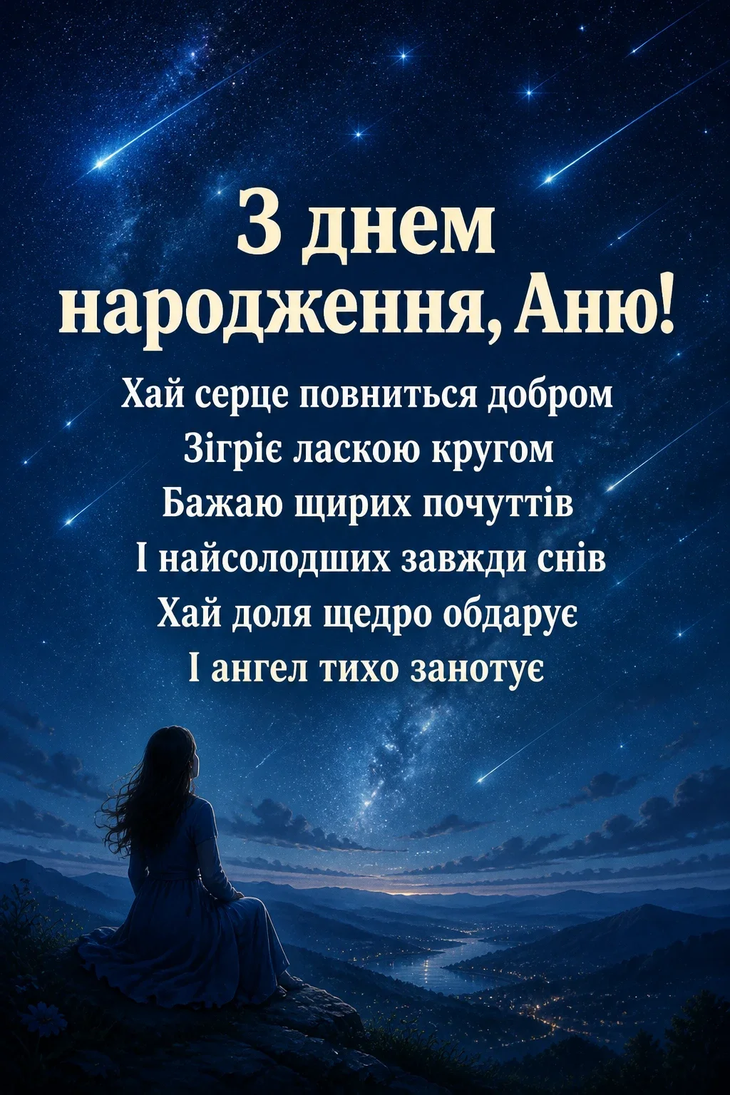 з днем народження аня