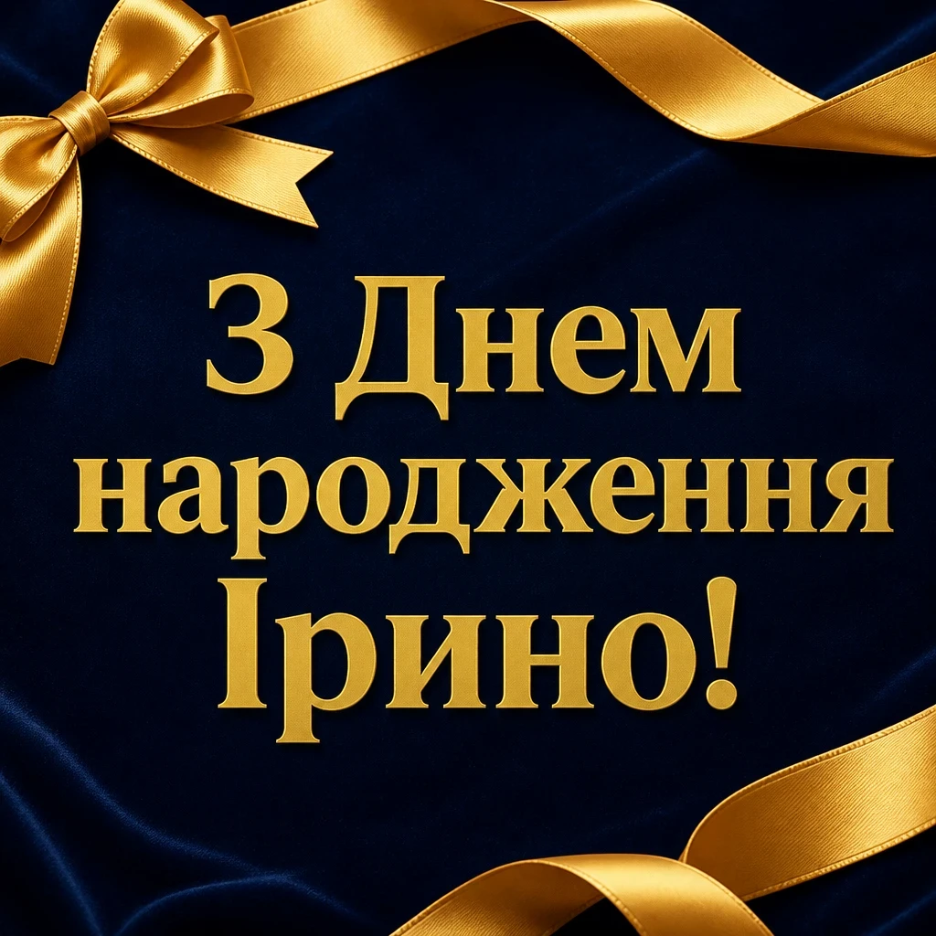 з днем народження ірина
