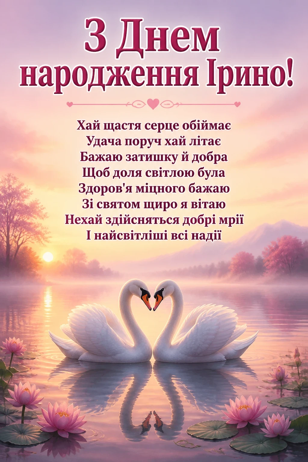 з днем народження ірина