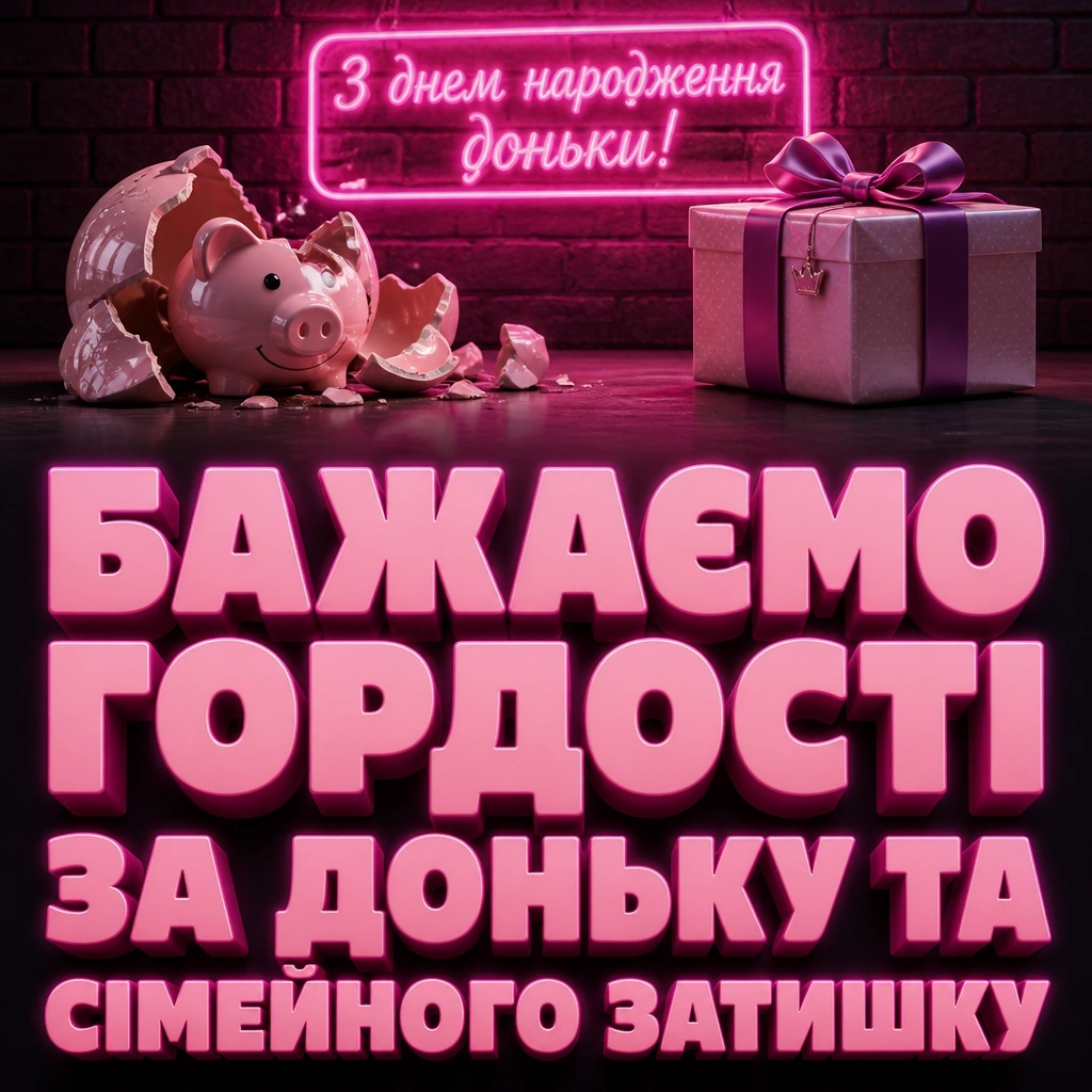 привітання батькам з днем народження дорослої доньки