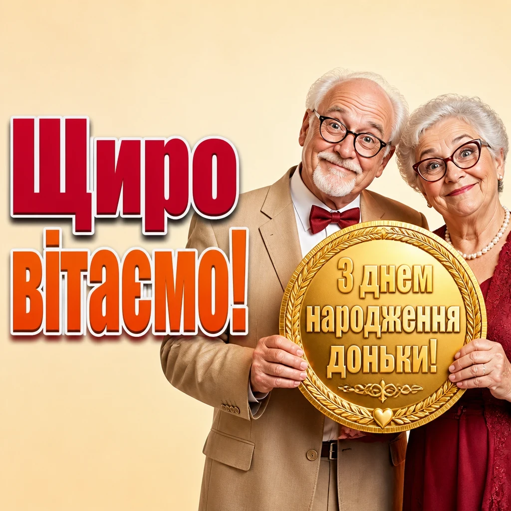 привітання батькам з днем народження дорослої доньки