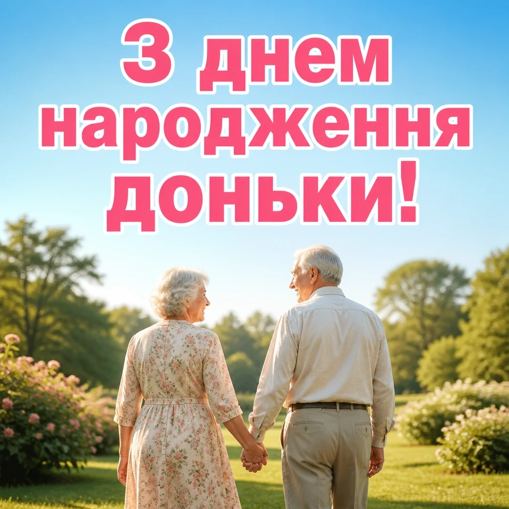привітання батькам з днем народження дорослої доньки