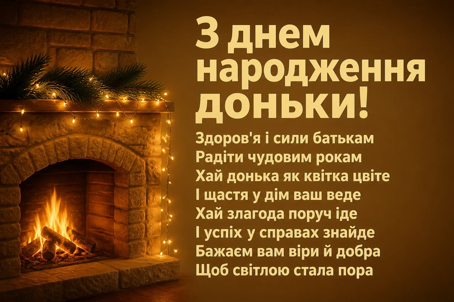 привітання батькам з днем народження дорослої доньки