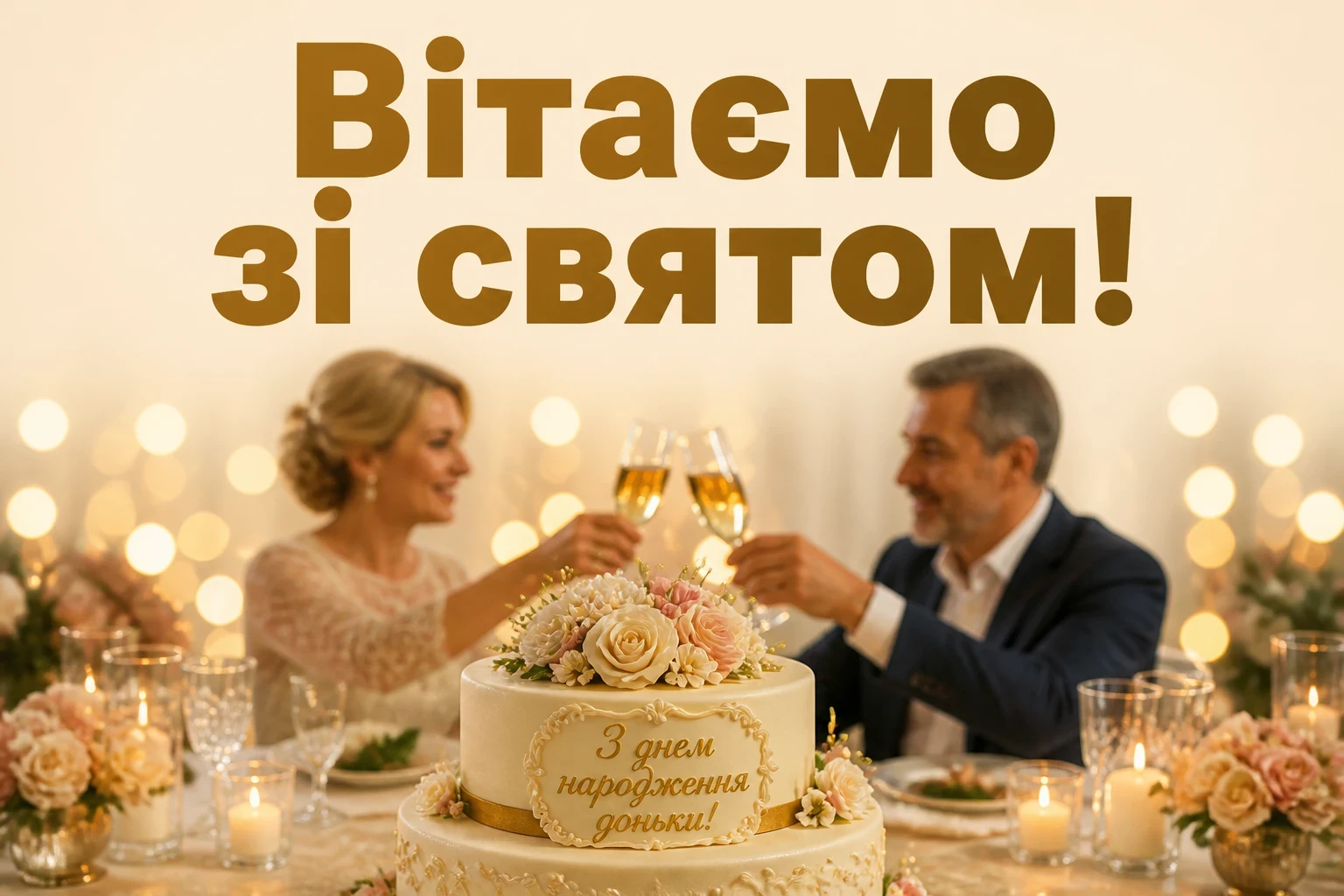 привітання батькам з днем народження дорослої доньки