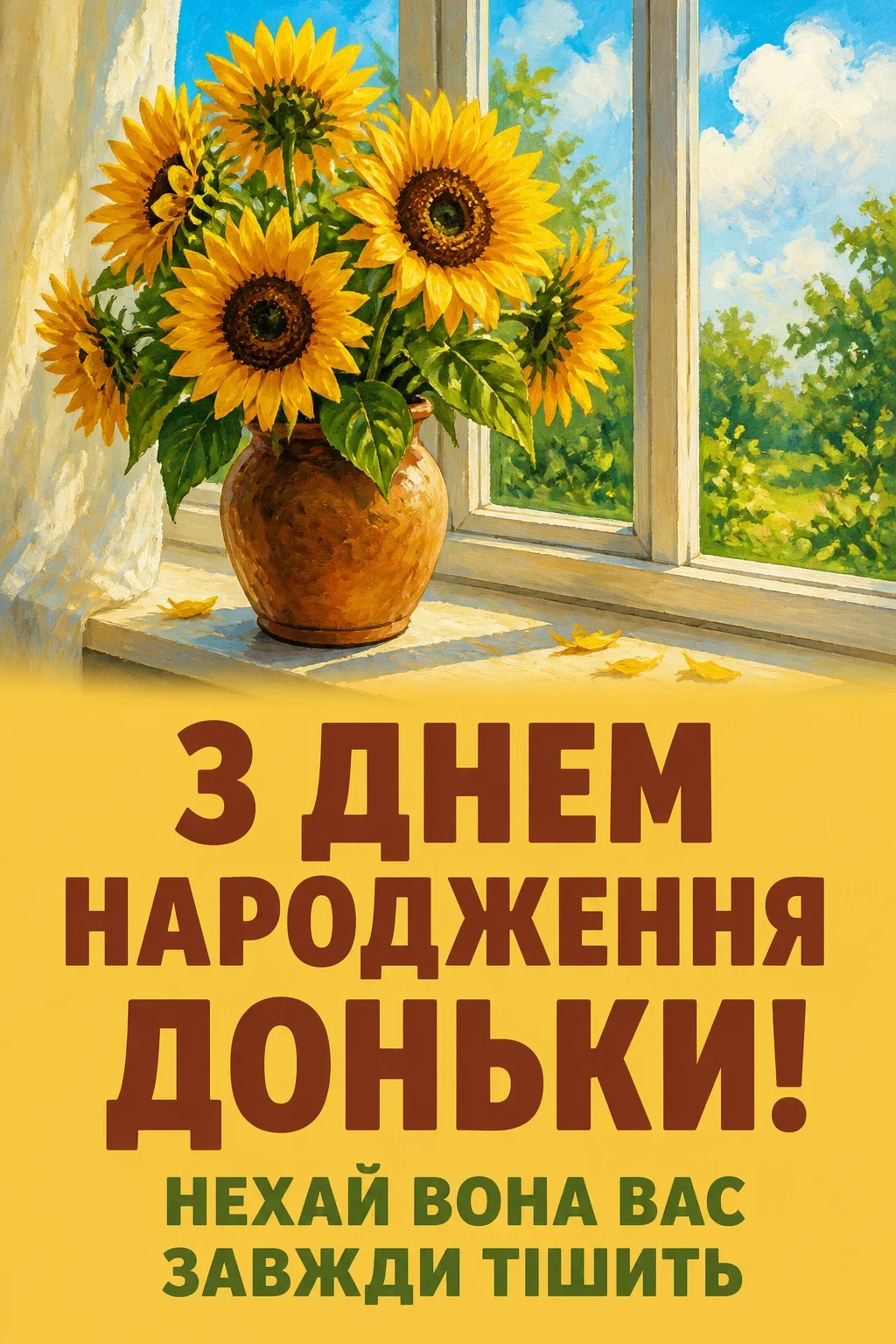 привітання батькам з днем народження дорослої доньки