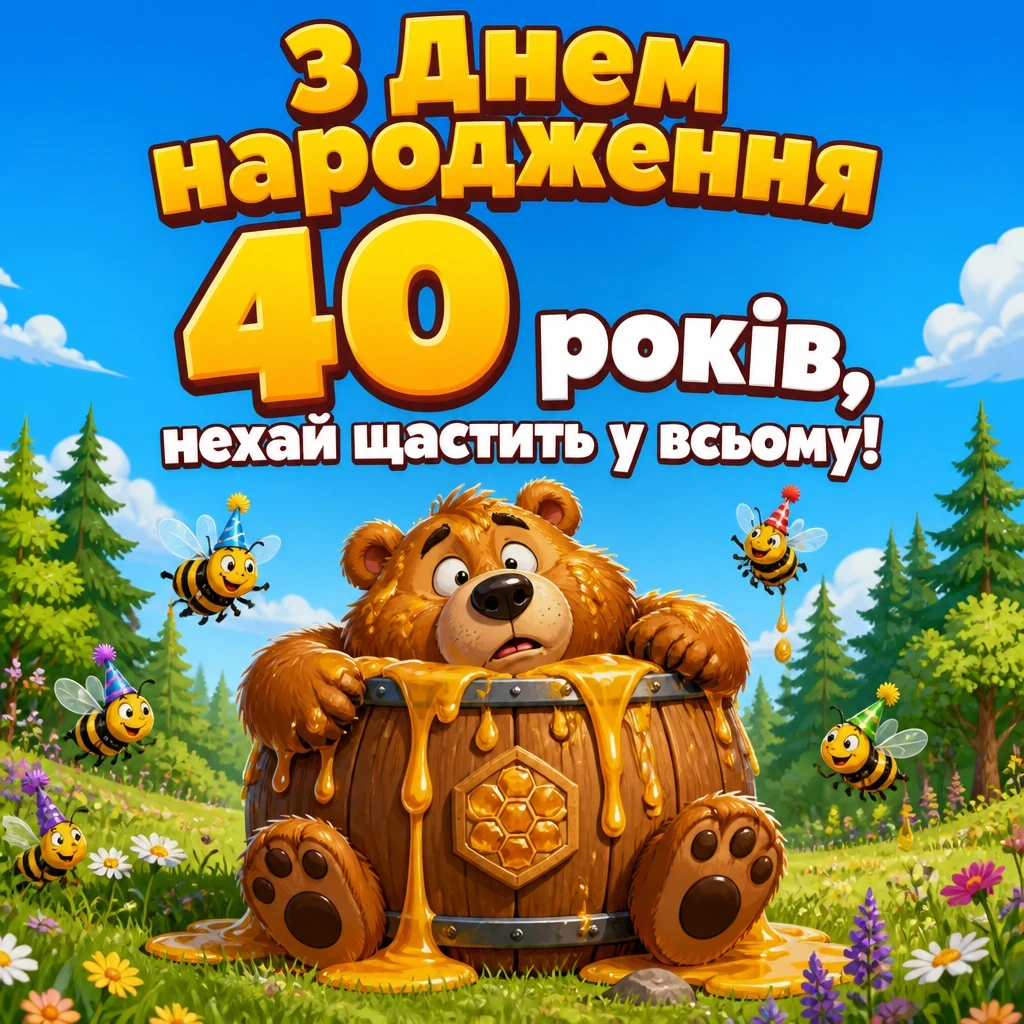 привітання з днем народження фото