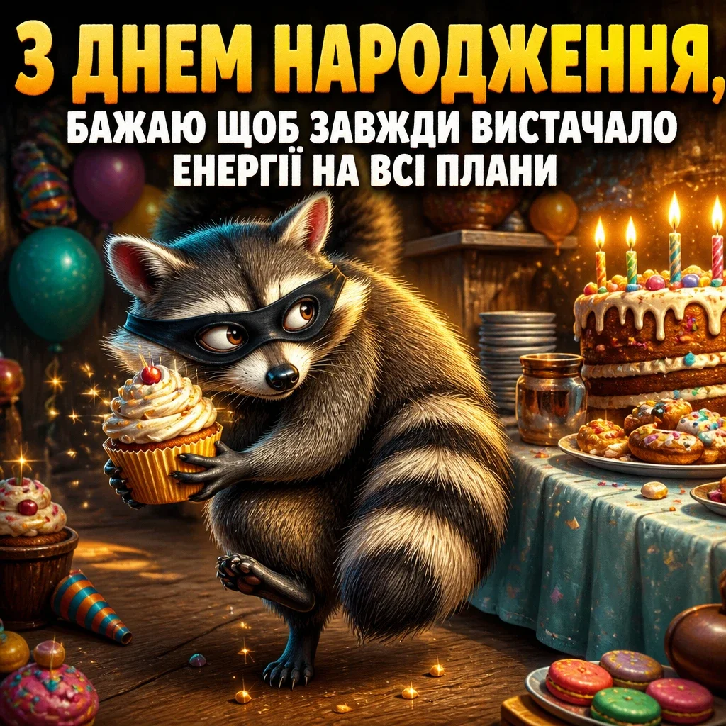 привітання з днем народження фото