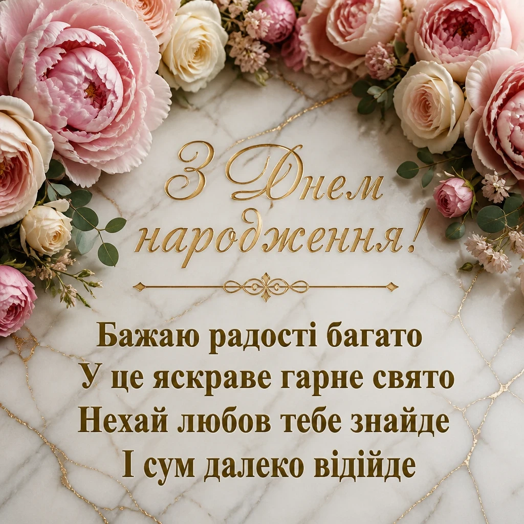 привітання з днем народження фото