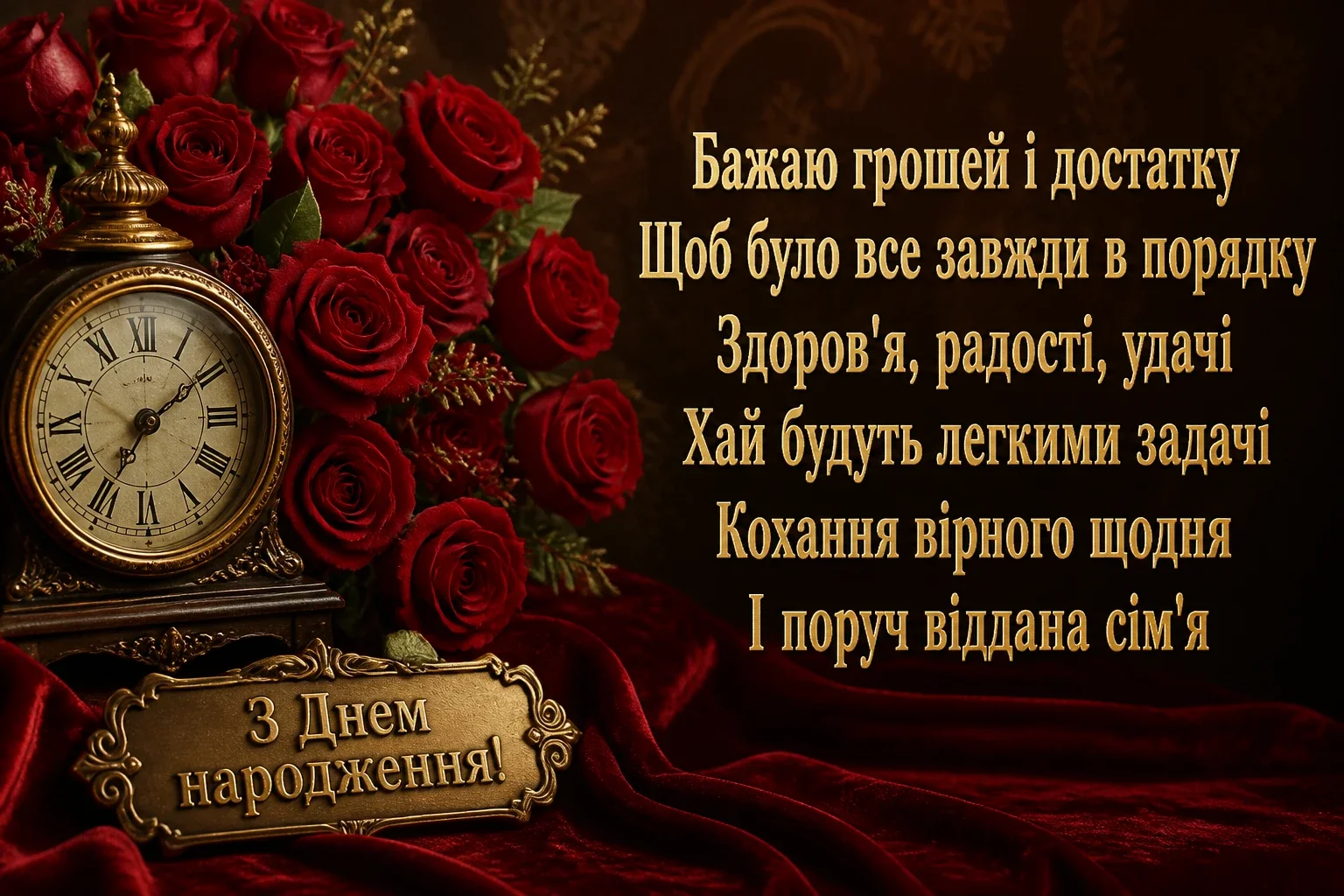 привітання з днем народження фото
