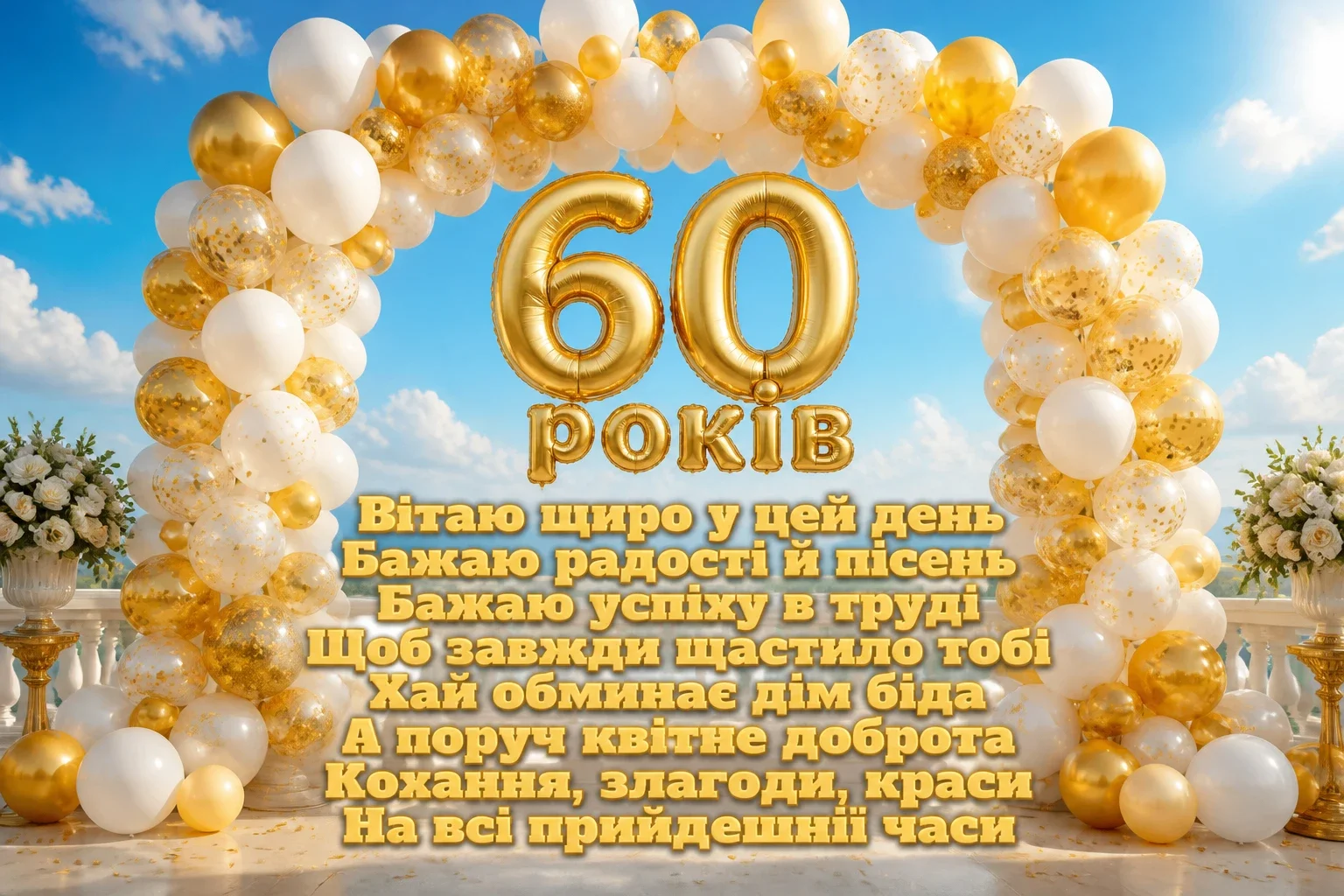 привітання з днем народження фото
