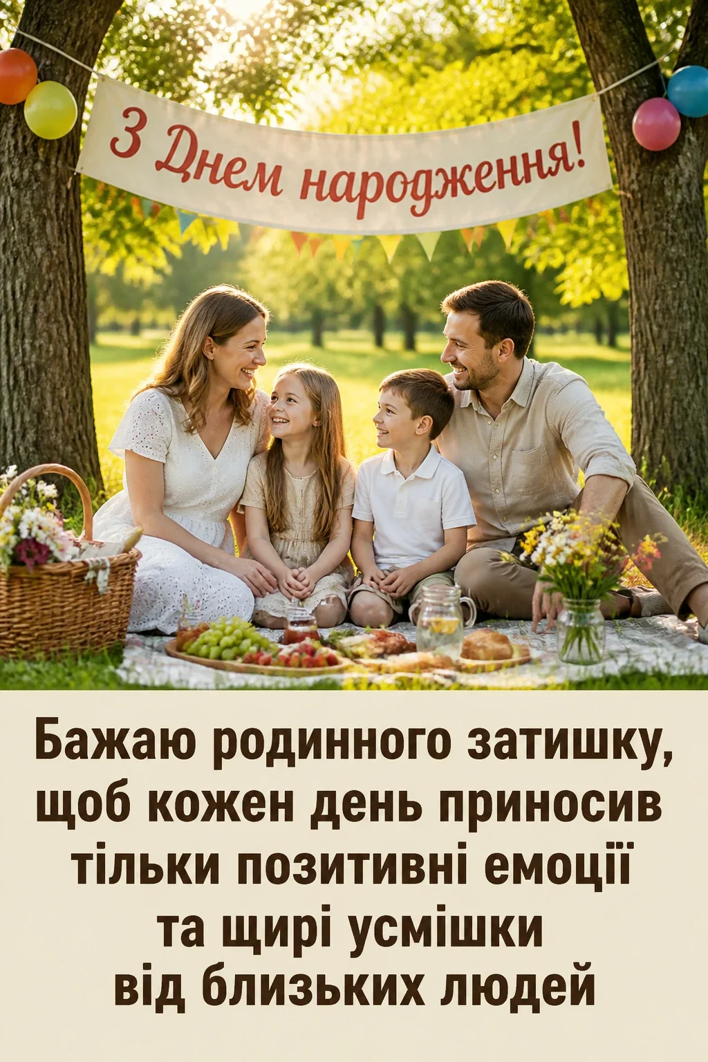 привітання з днем народження фото