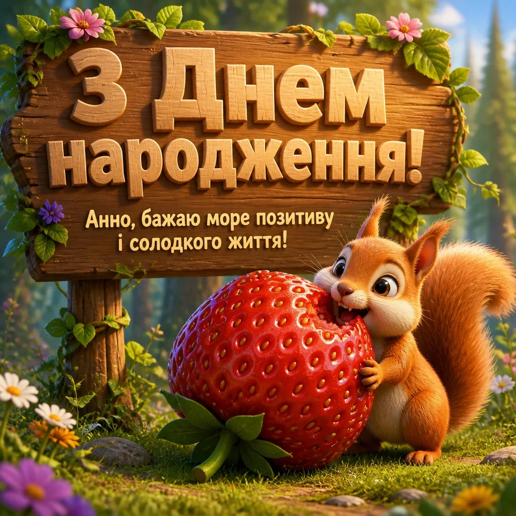 з днем народження анна