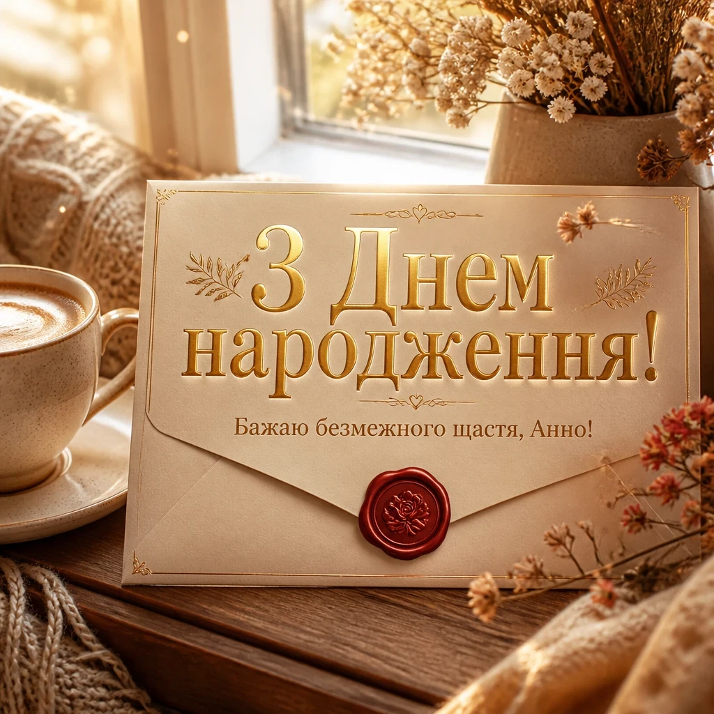 з днем народження анна