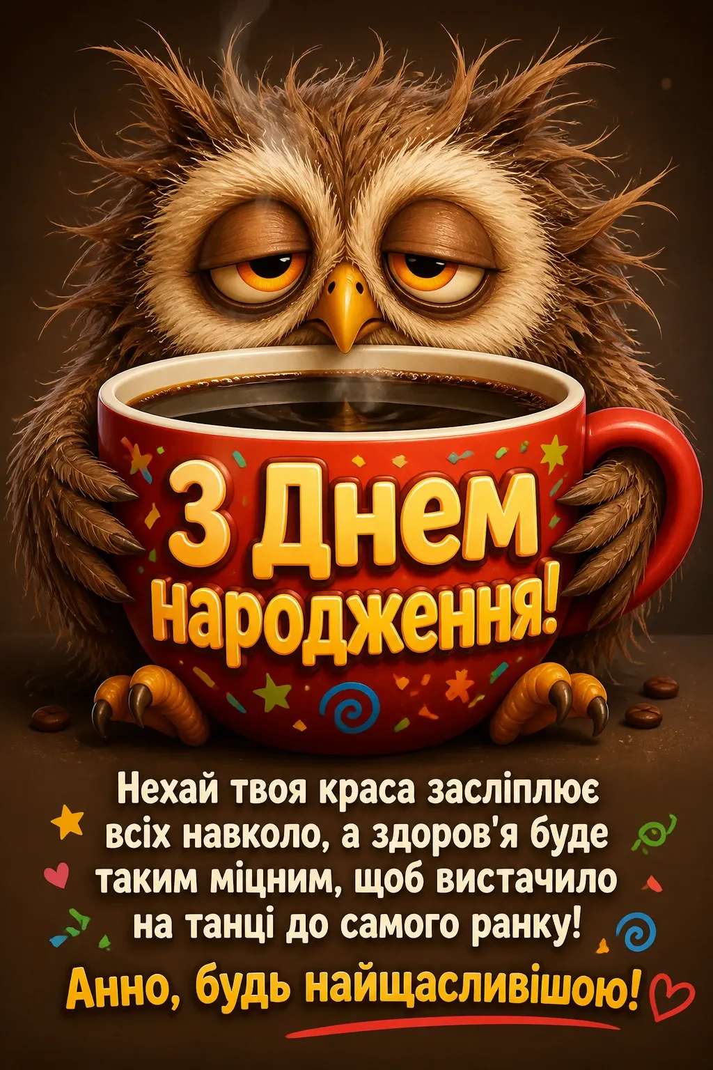 з днем народження анна