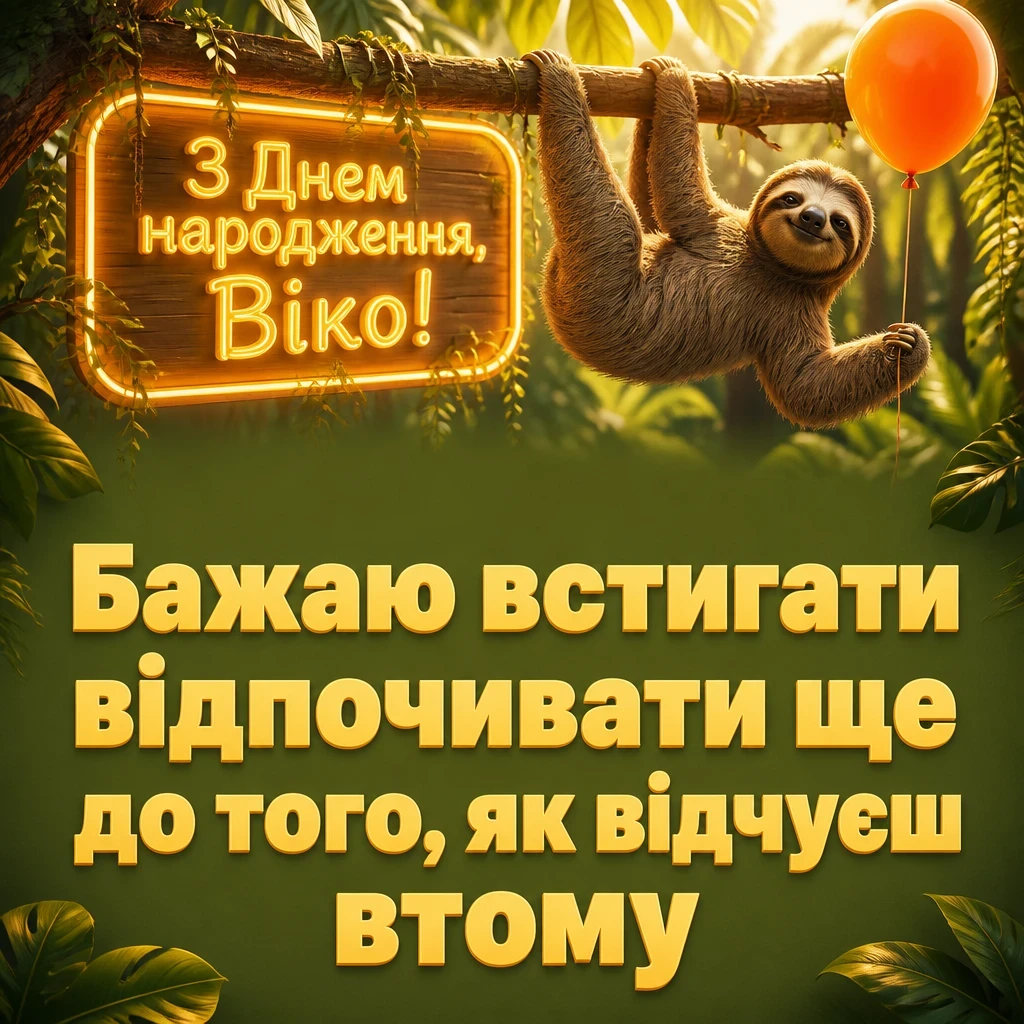 з днем народження віка