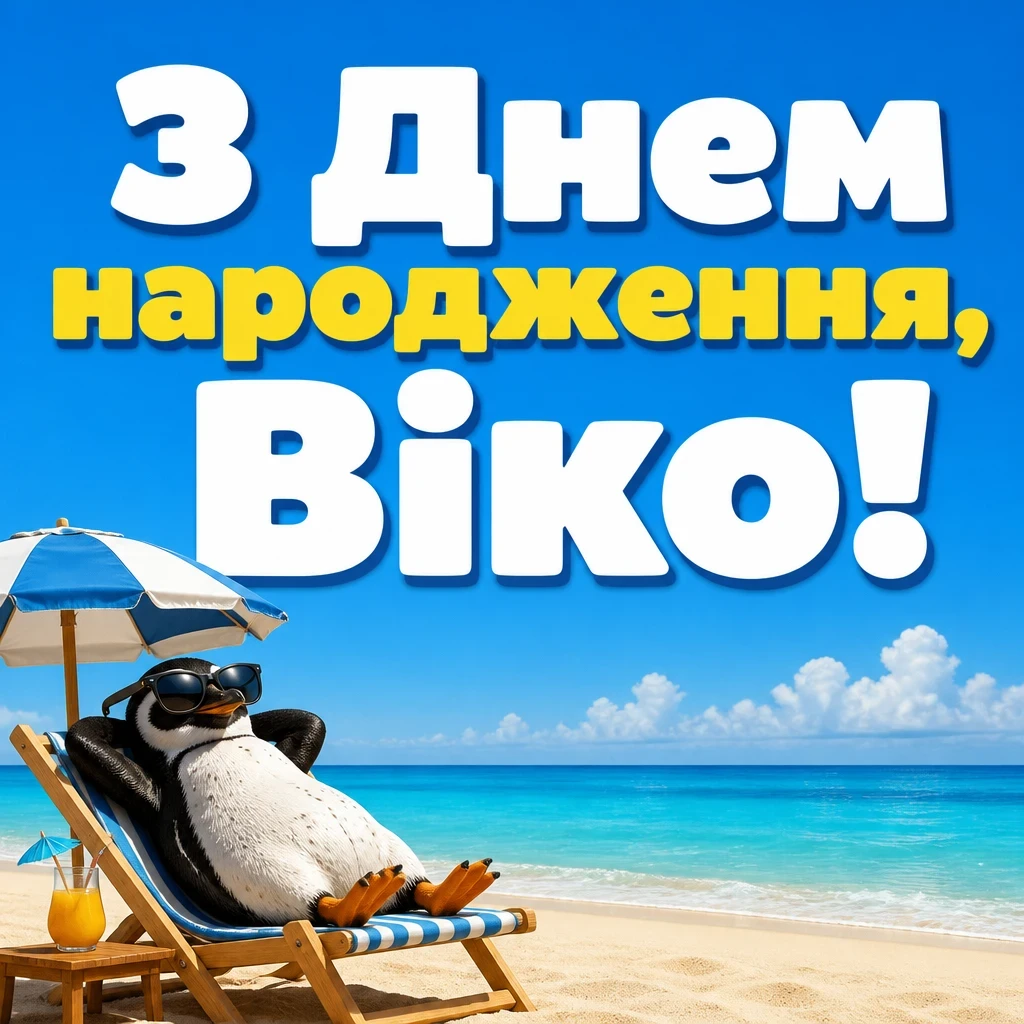 з днем народження віка