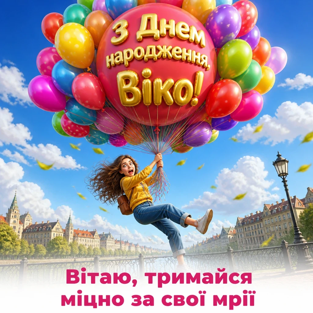 з днем народження віка