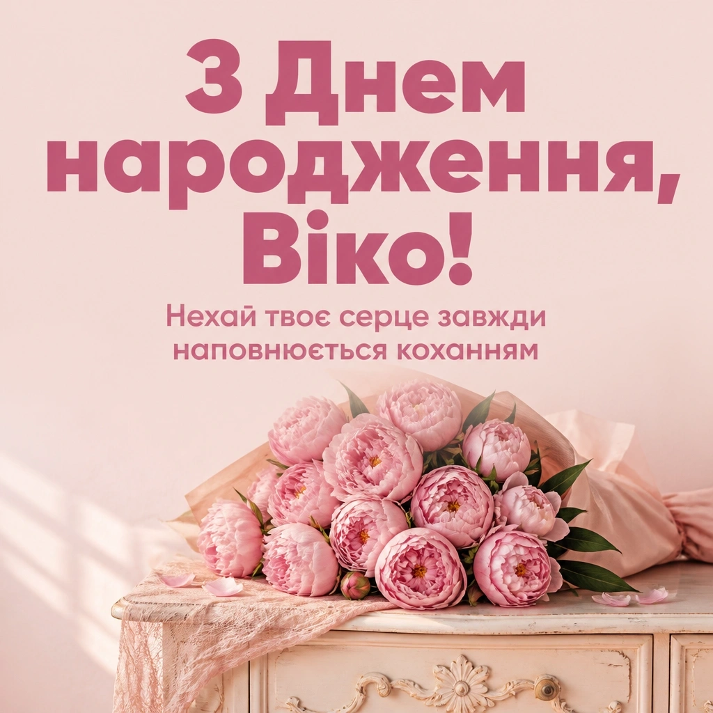 з днем народження віка