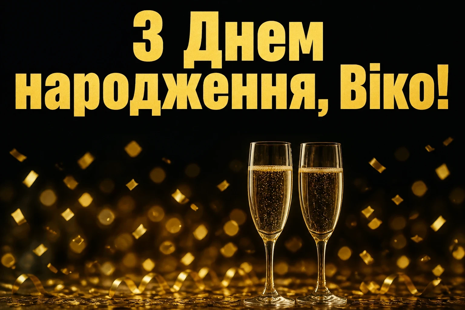 з днем народження віка