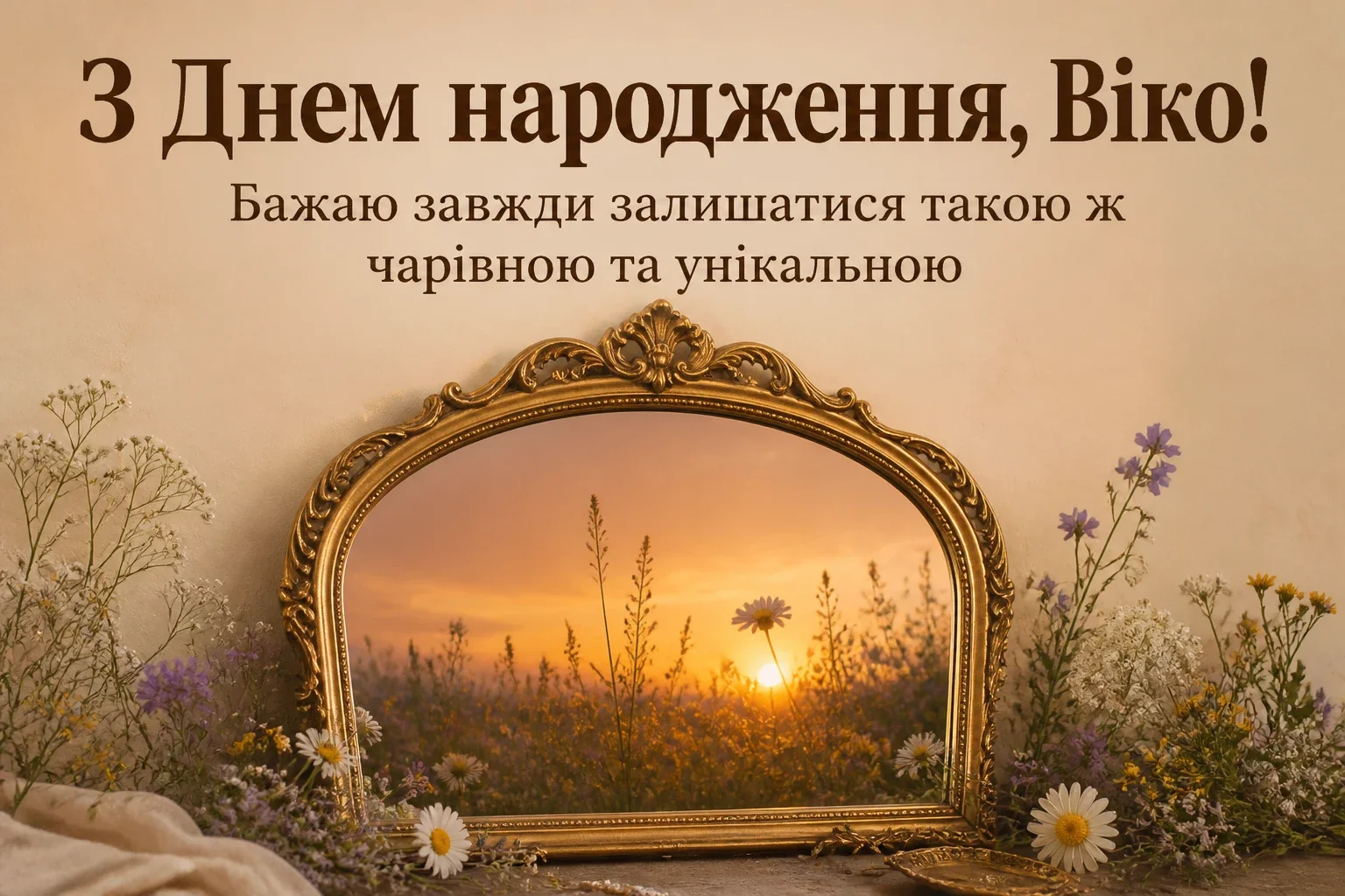з днем народження віка