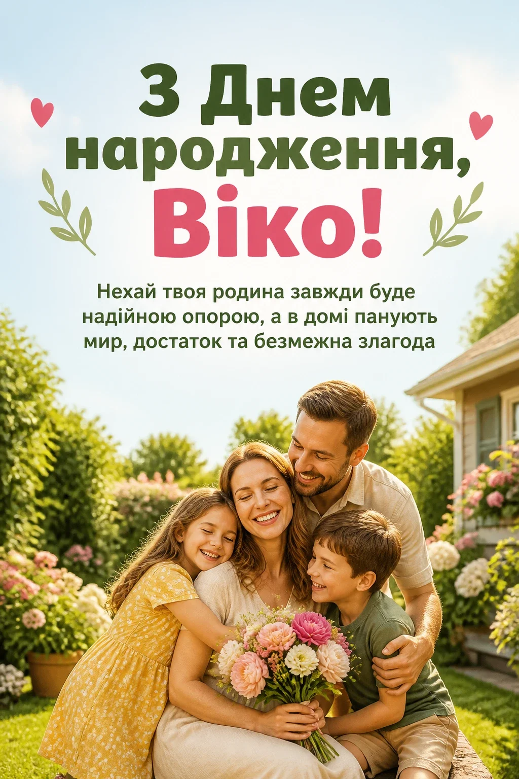 з днем народження віка
