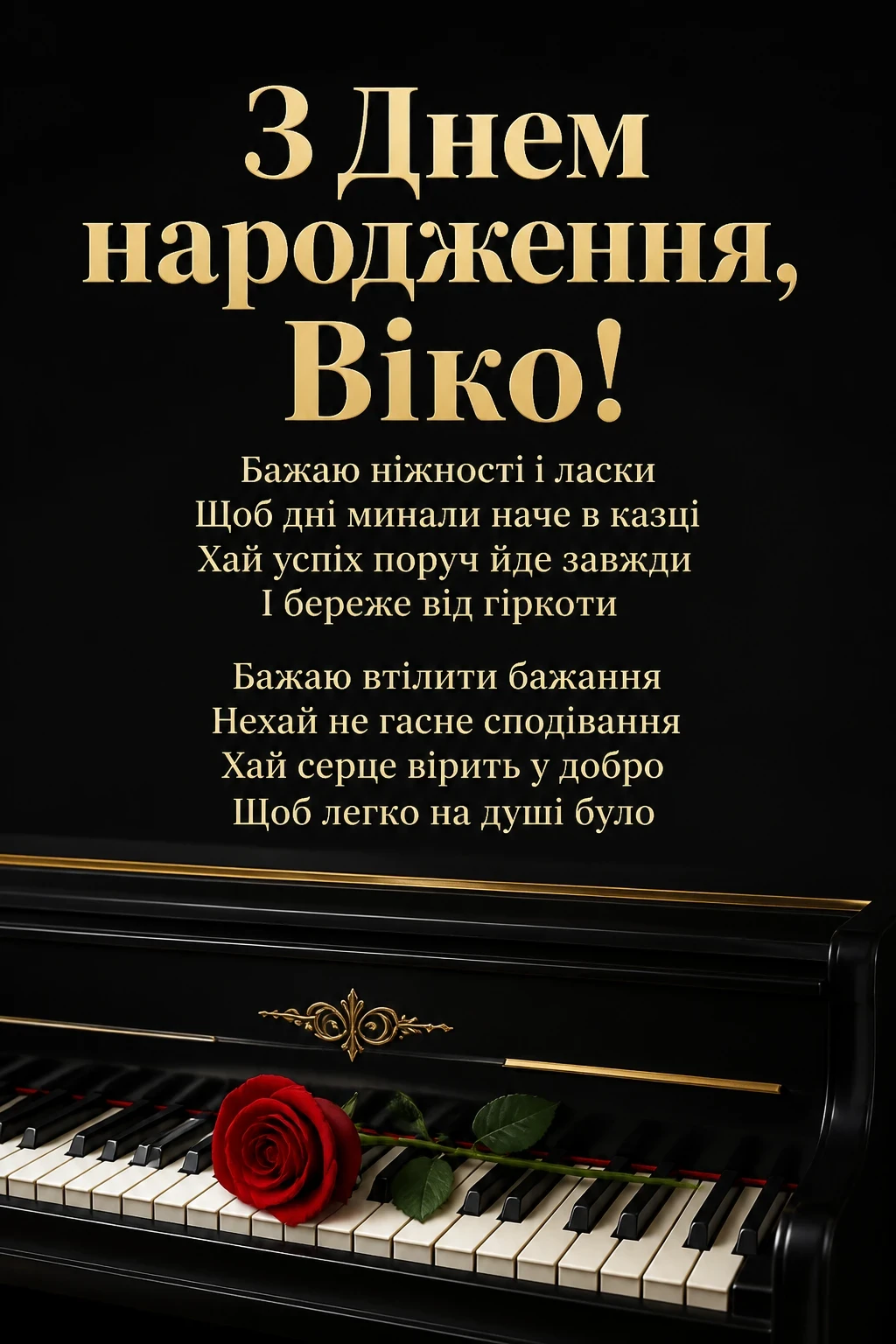 з днем народження віка