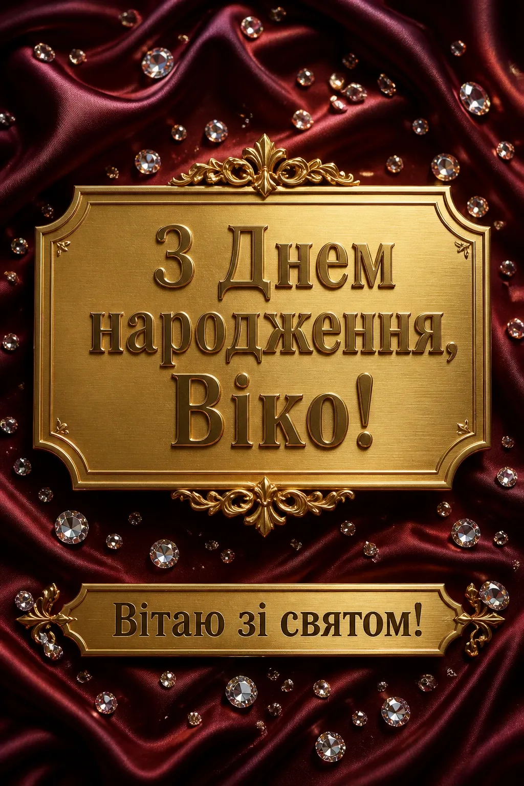 з днем народження віка