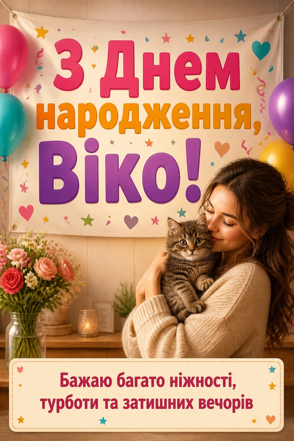 з днем народження віка