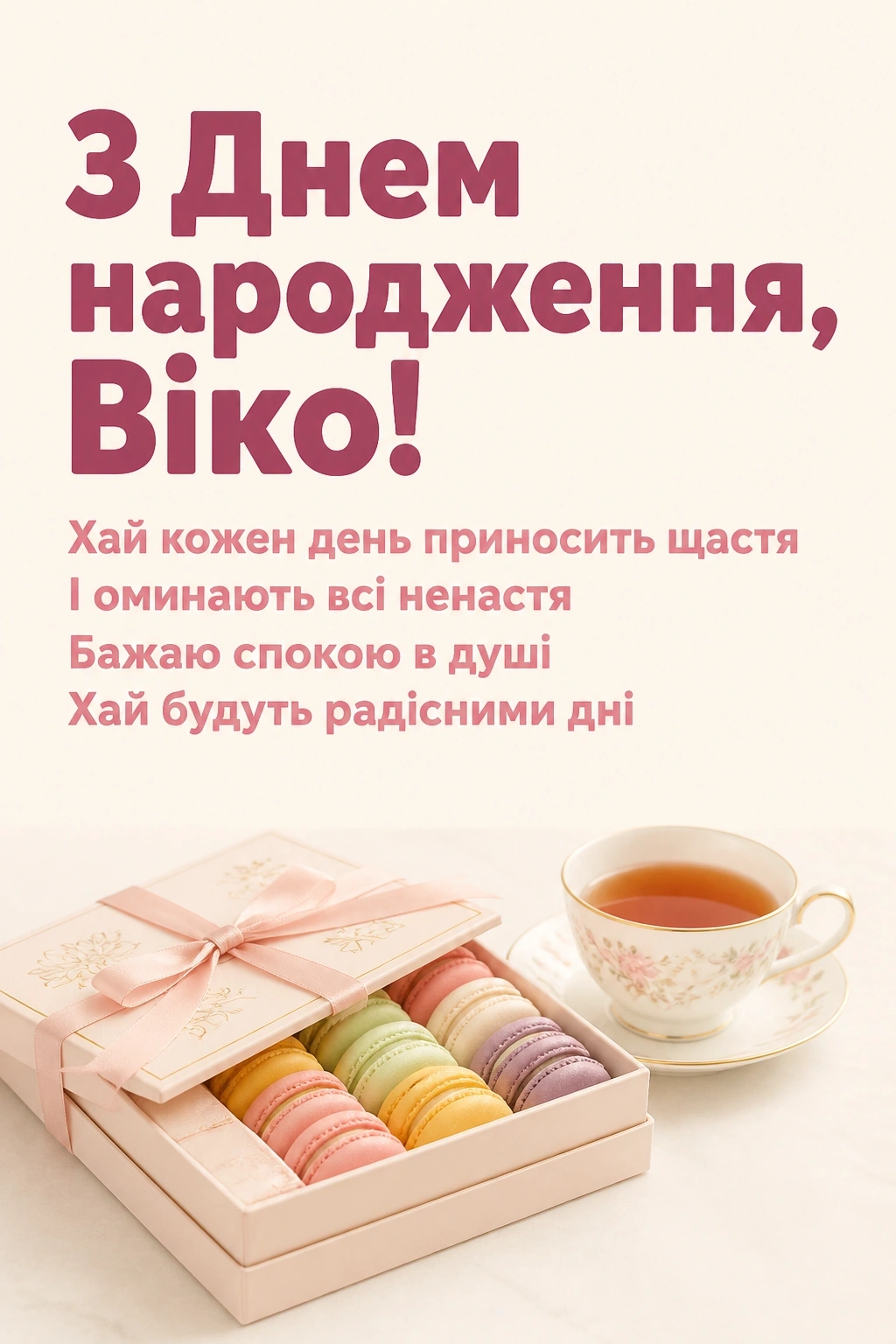 з днем народження віка