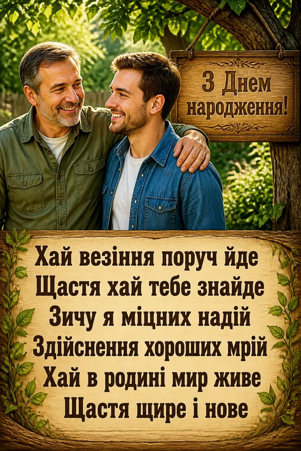привітання племінника з днем народження