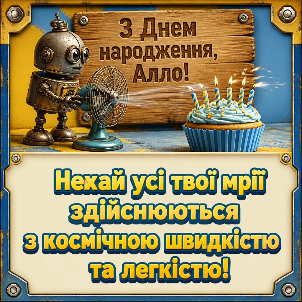 з днем народження алла