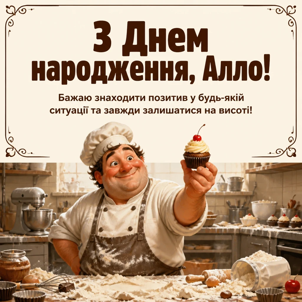 з днем народження алла