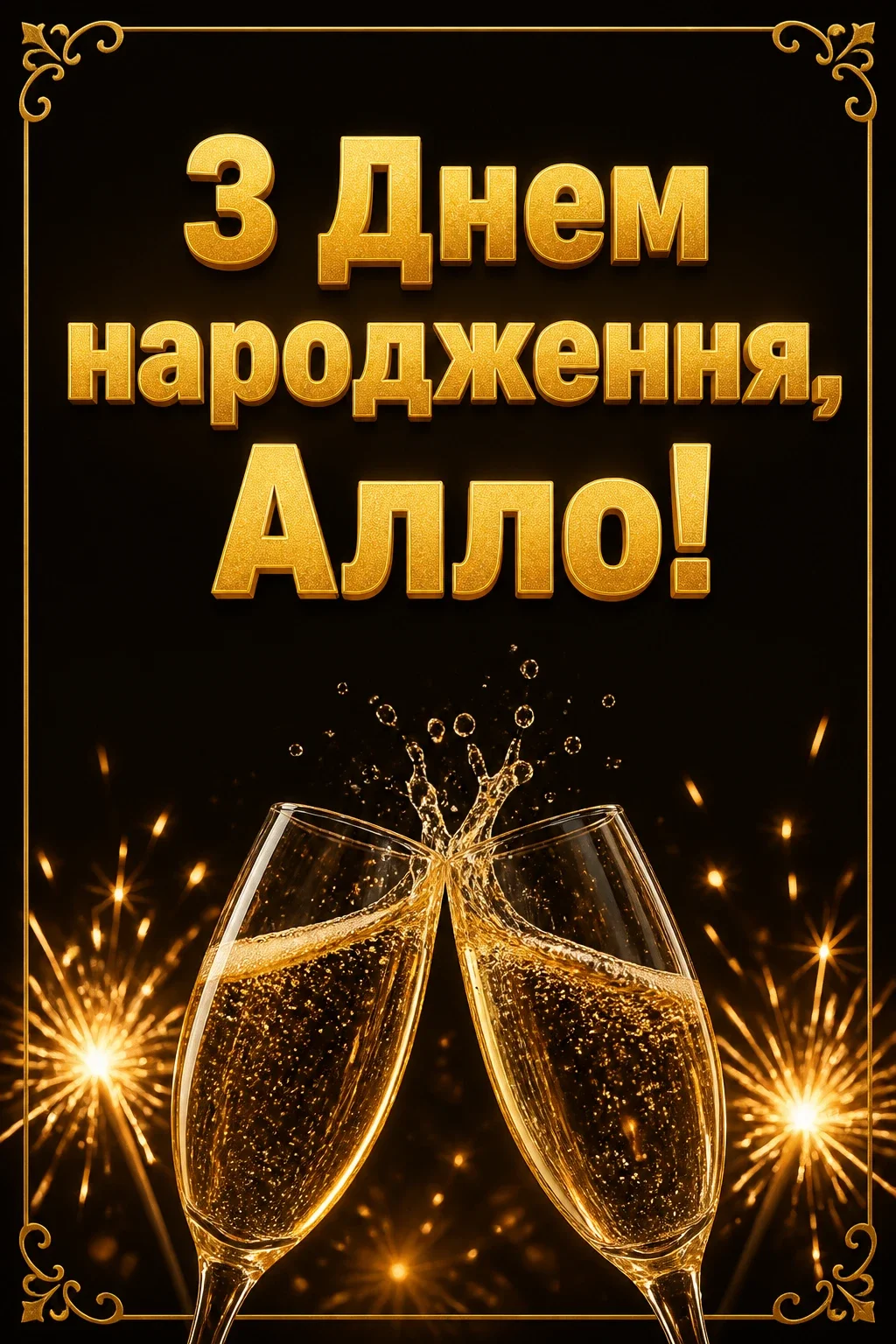 з днем народження алла