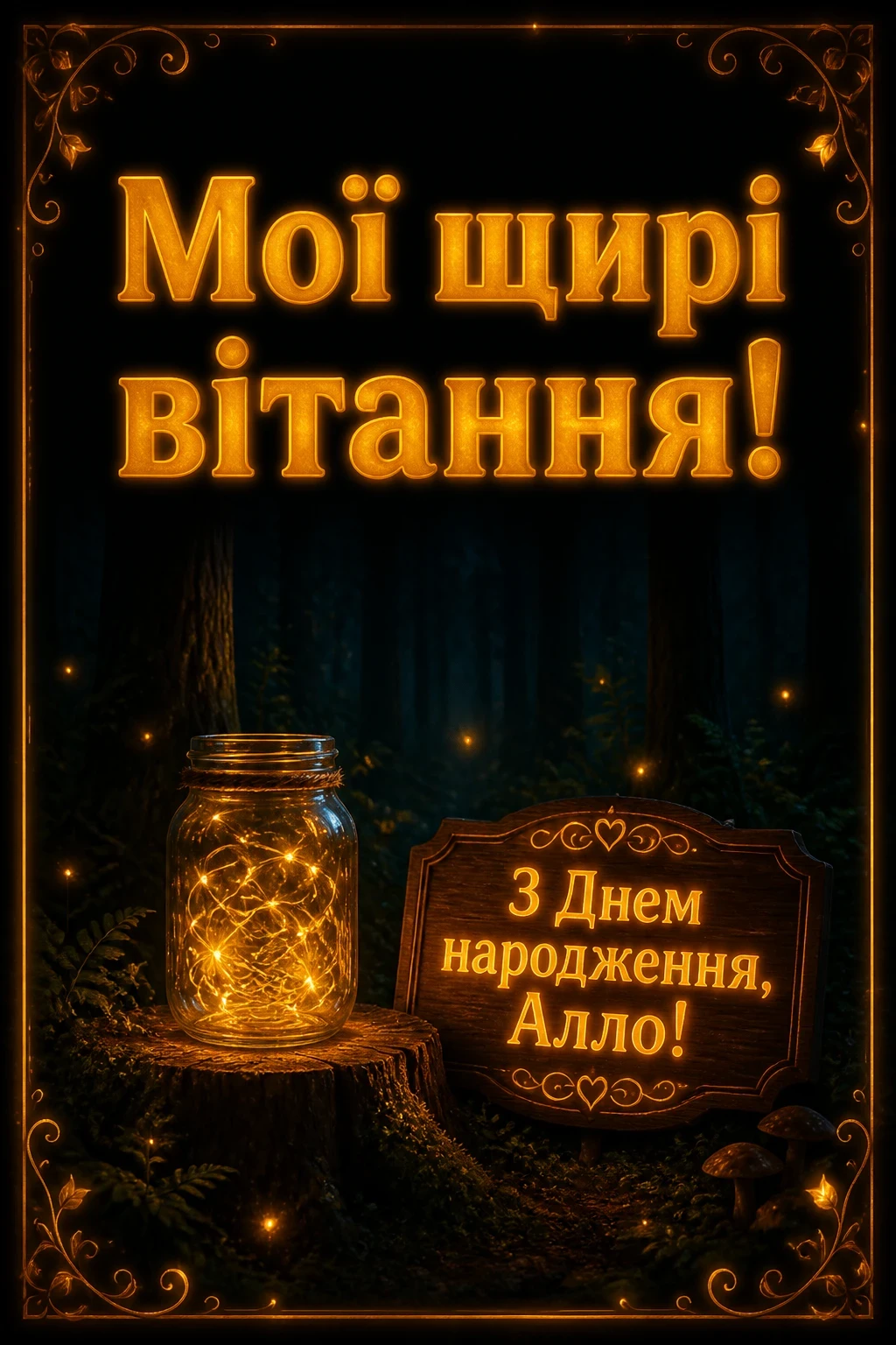 з днем народження алла