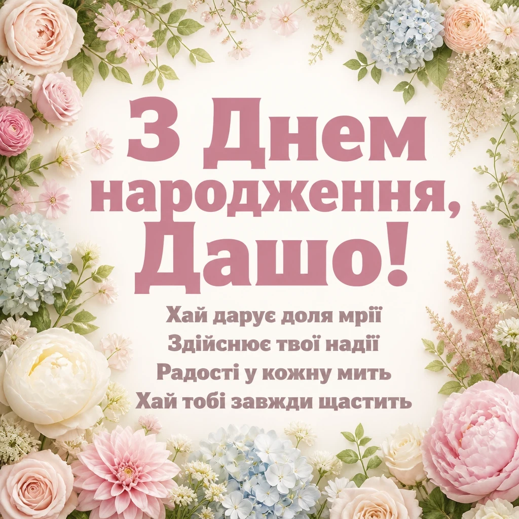 з днем народження даша з днем народження даша