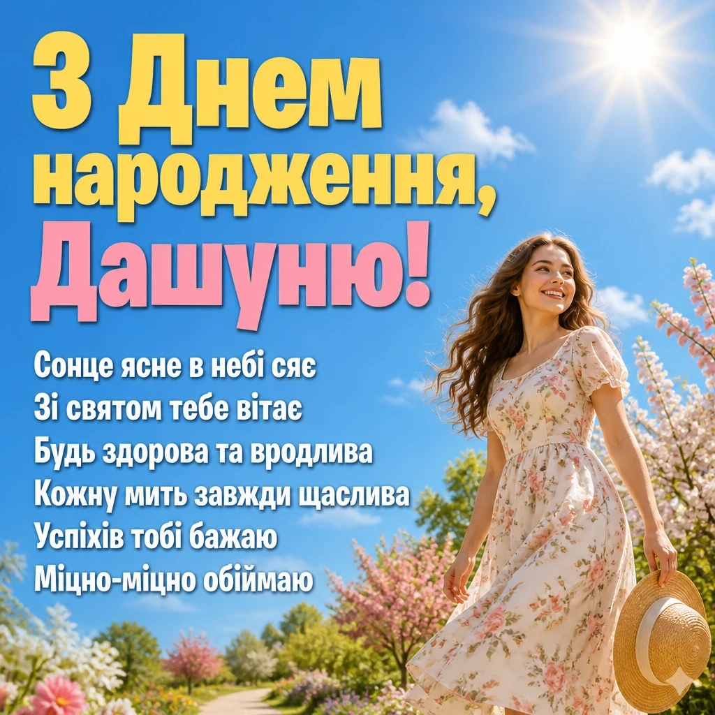 з днем народження даша з днем народження даша